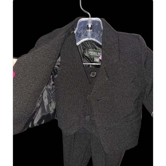 NWT Black 3pc Tuxedo  Sz (Newborn) 0 months - Picture 2 of 4